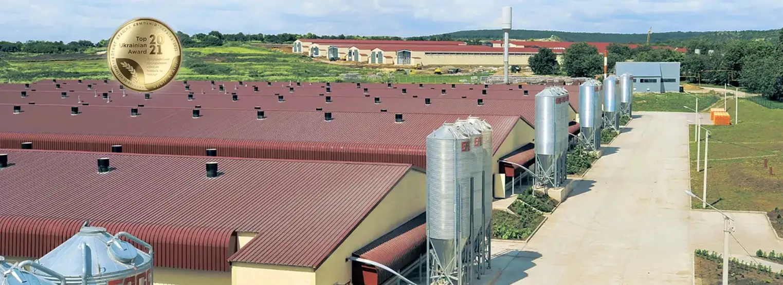 Agricultural
buildings made of
steel constructions